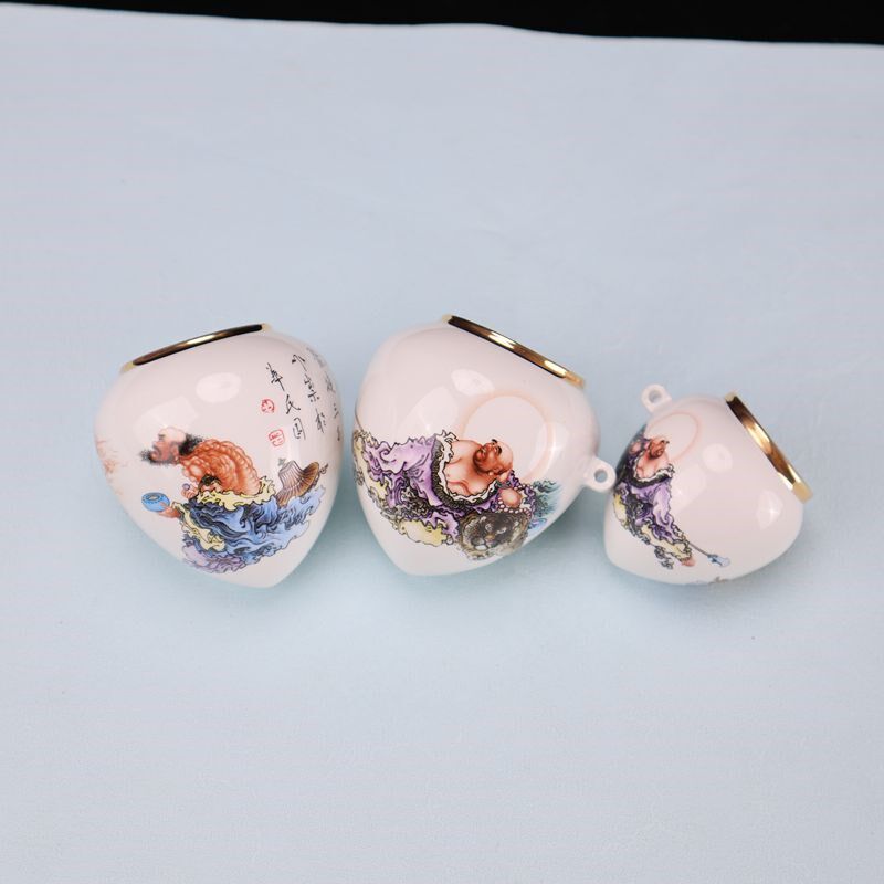 画眉鸟杯子瓷碗鸟碗鸟食罐高白鸡心金边罗汉画眉竹鸟笼鸟食杯贴花