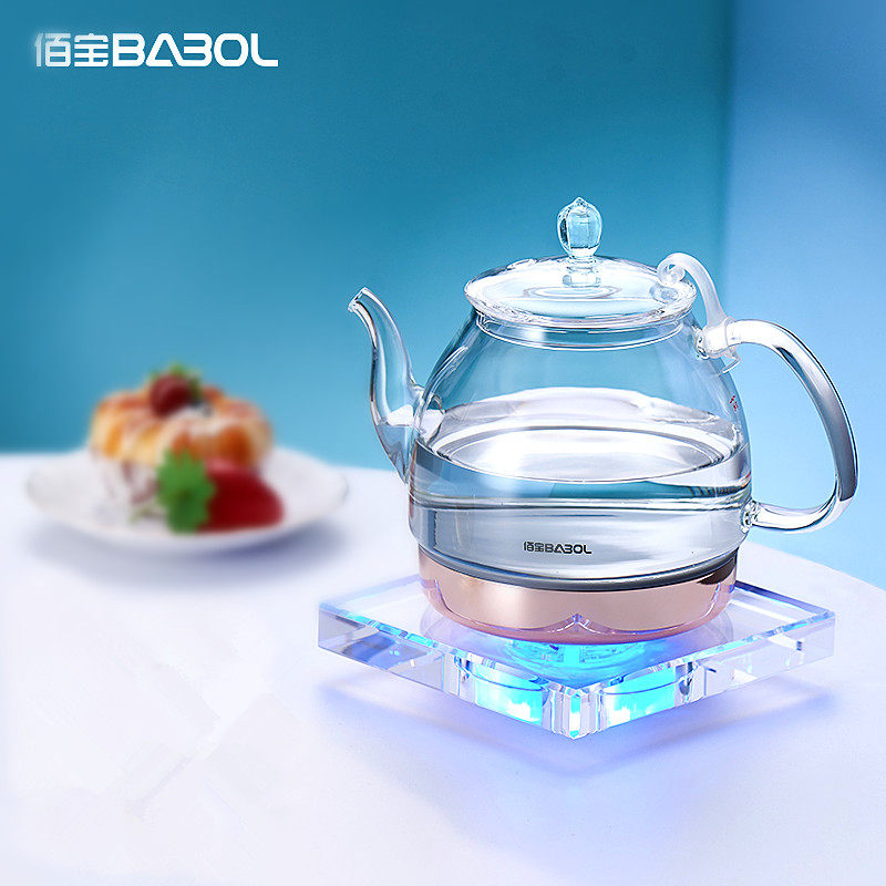 Babol/佰宝 DCH-210 211水晶玻璃自动断电恒温养生壶家用电热水壶