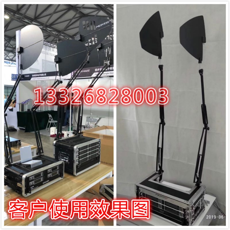 大悬臂支架金属加厚版天线放大器电容麦克风桌面悬挂话筒架图片