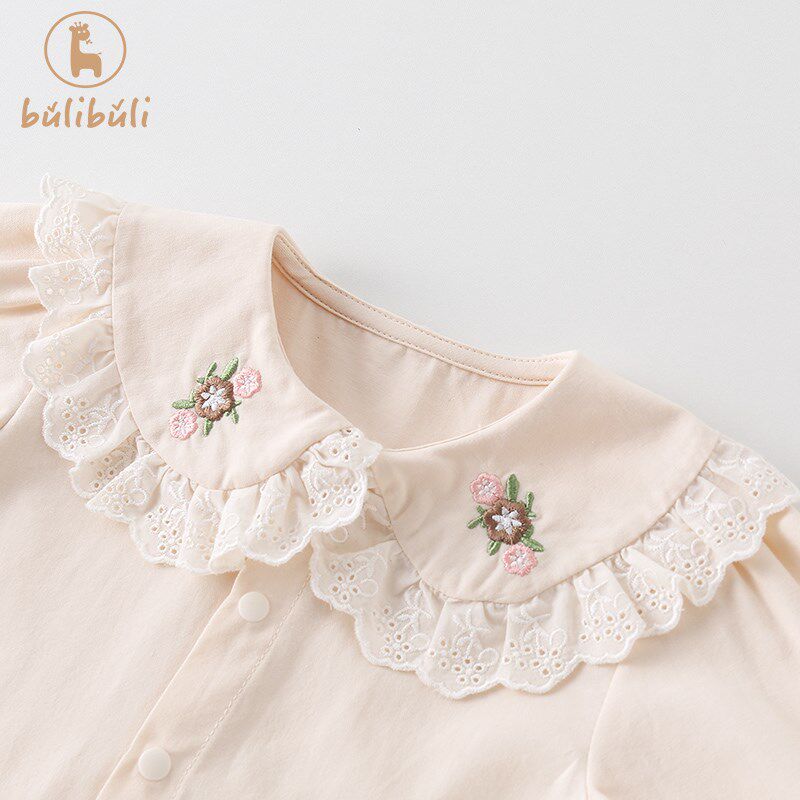 早秋婴幼儿童套装秋季装2024新款女宝宝时髦上衣洋气背带裤两件套