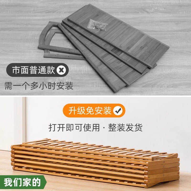 免安装折叠鞋架子家用门口简易小窄鞋柜宿舍经济型卧室鞋收纳神器