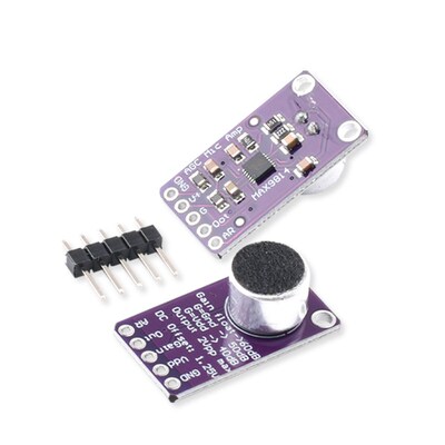 MAX9814麦克风放大器模块 MIC话筒声音放大2.7V-5.5V咪头传感器