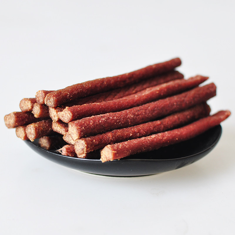 麦斯蒂狗狗零食宠物零食牛肉棒泰迪零食牛肉条狗磨牙棒500g包邮