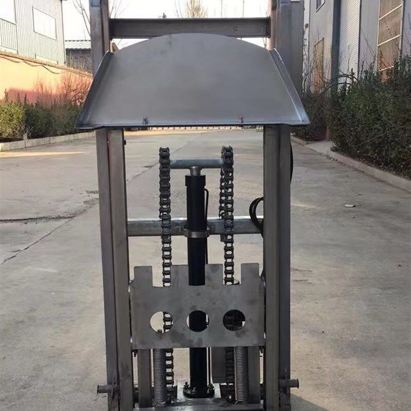 电动全自动不锈钢垃圾桶吊斗挂箱子提升升降翻桶机倒料倒垃圾机器