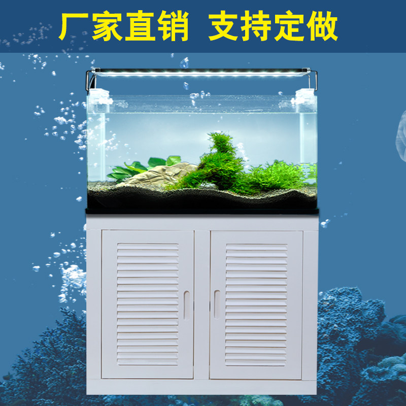 定做实木鱼缸底柜底座松木草缸架子客厅隔断鱼缸柜家用水族箱鞋柜