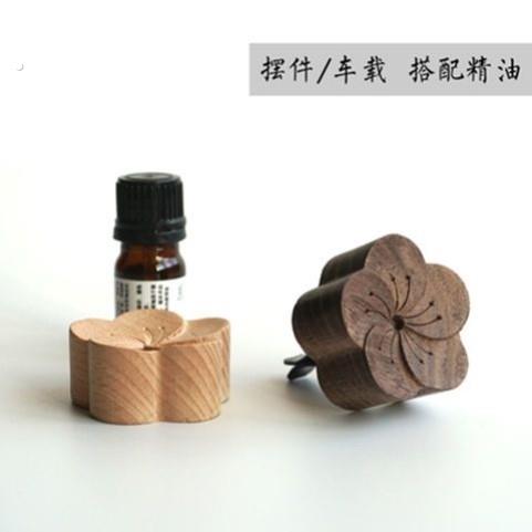车载扩香木出风口扩香器车内空气净化器精油扩香石车用香薰机精油
