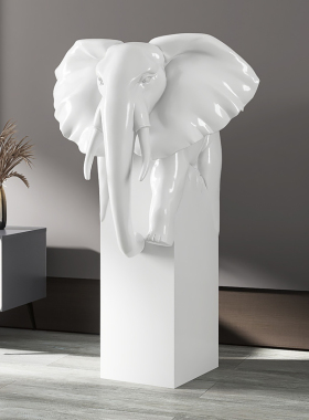 大象摆件客厅大型落地家居饰品电视柜旁边办公室开业乔迁新居礼品