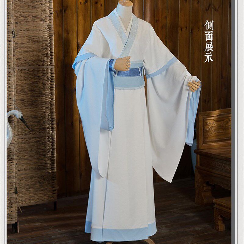 动漫古装蓝忘机少年cos演出服祖师魔道蓝家弟子蓝景仪蓝思追衍生