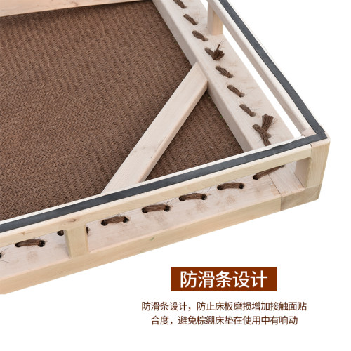 老式棕绷手工藤编棕床垫儿童全山棕垫床垫硬1.8米1.5m棕榈绷子垫