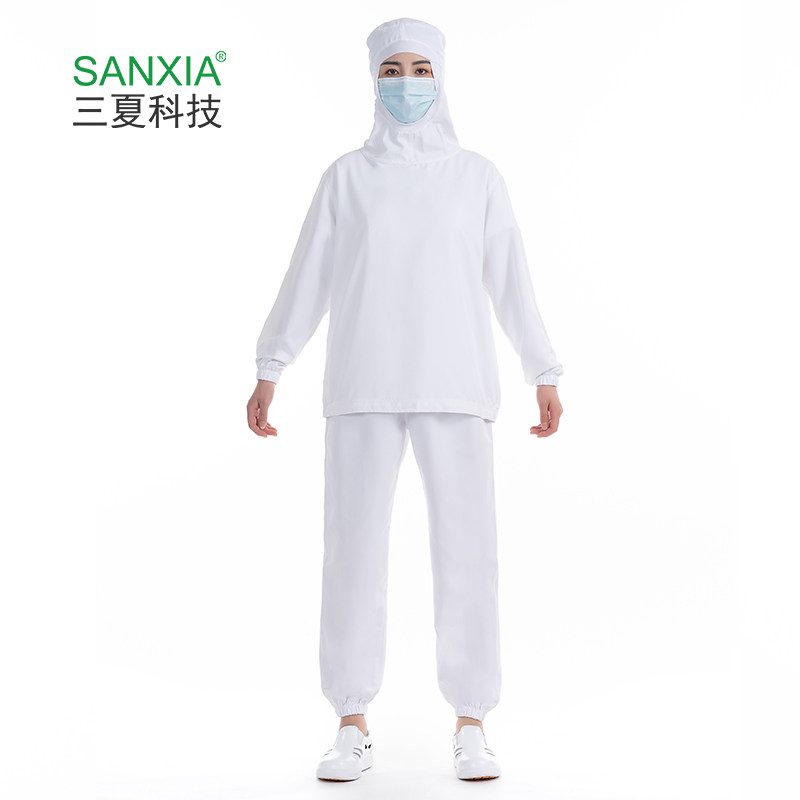 国标食品厂工作服套装防护服男女通用防静电中央厨房工服劳保工装