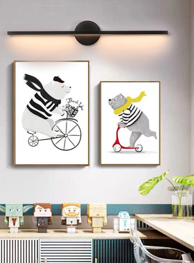 极简长条壁灯LED客厅卧室酒店商铺北欧轻奢装饰壁画背景墙床头灯