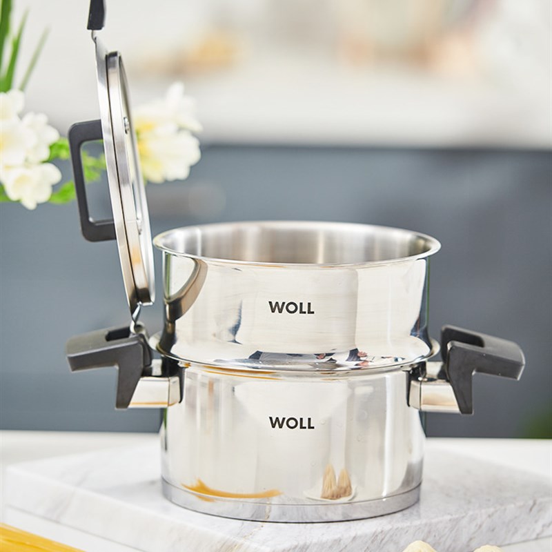 【B等品】WOLL婴儿辅食宝宝奶锅不锈钢汤锅炖锅电磁炉家用泡面锅