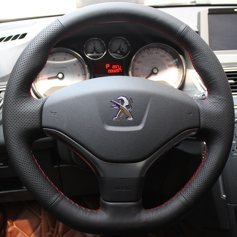 2022款标致新2008 308S 4008 508L新能源408 206专用手缝方向盘套