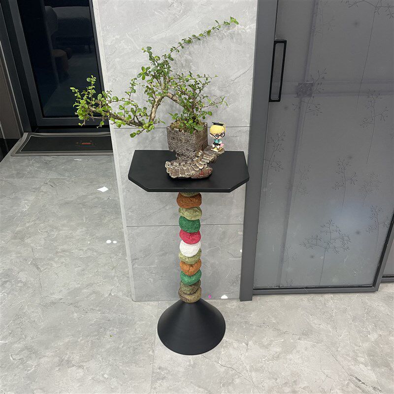 铁艺创意玄关展示架花盆架客厅阳台置物架花盆桇沙发小边几