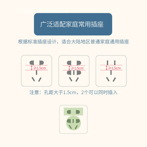 儿童防触电保护盖插座保护安全塞宝宝插座孔保护套电源插头防护盖