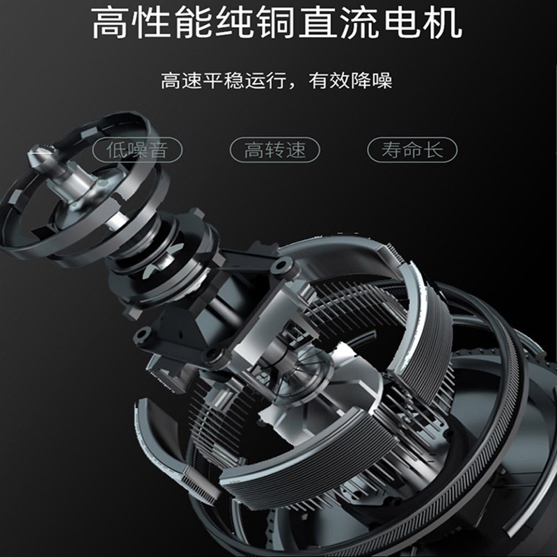 电动瓶车风扇三轮车小电扇48v60v72伏12-85V通用餐车摆摊夜市风扇