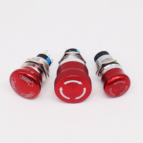 一佳金属急停YJ-GQ19/22-11ZS不锈钢蘑菇头常闭19/22mm按钮开关
