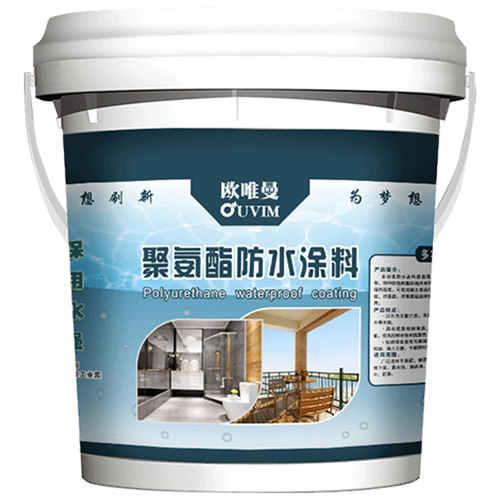 欧唯曼聚氨酯防水涂料房屋顶缝隙堵洞水不漏室外墙涂料自刷防水胶