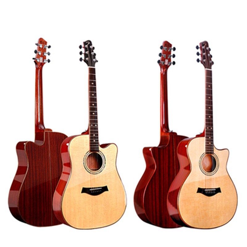 法雅特F60GA民谣吉他初学者学生女生41寸面单两用电箱单板吉他