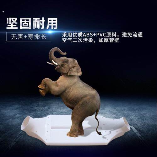 室内新风系统过梁器管道风机横梁交叉连接过渡器圆管转扁管变径头