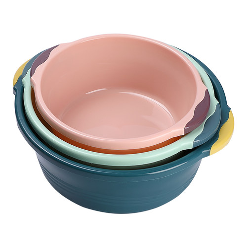 家用脸盆塑料盆子洗衣盆洗脸盆大号加厚学生宿舍洗衣服盆洗脚盆