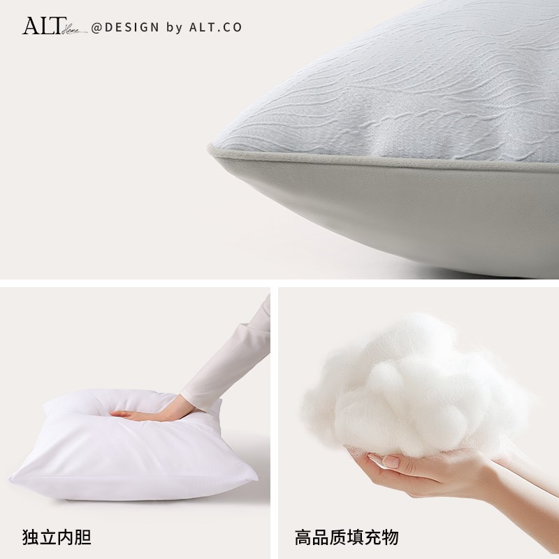 高端沙发抱枕套不含芯客厅轻奢高级感2025新款床上靠背垫窗台靠枕