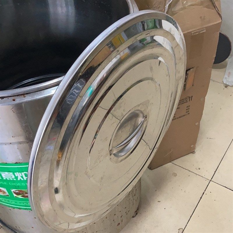 带挂钩子煮面炉盖子保温盖锅盖子圆盖通用煮面锅商用配件汤炉面桶