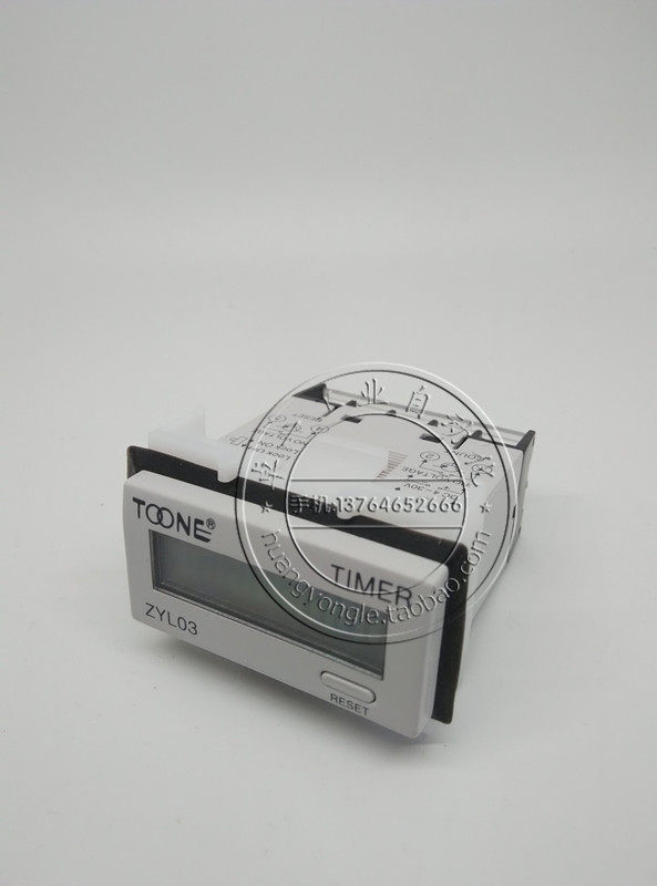 正品卓一超小型LCD显示电子累时器ZYL03-6/AC60-260V电压输入分计