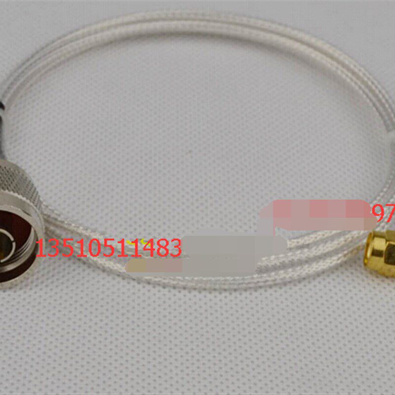 SMA-JW/N-J射频RG316镀银跳线AP高频SMA公弯转N公50欧姆L16同轴线