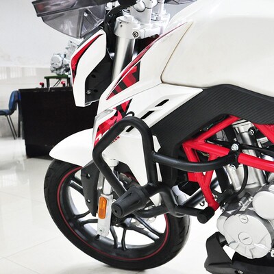 隆鑫VOGE无极机车LX300-6A LX300-6F 300R原车改装加装保险杠