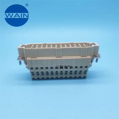 WAIN唯恩 HE-024-MSS(25-48) 24针公芯 HARTING WEVEL重载连接器