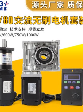 HS60/80无刷电机高压控制器400W600W750W1000W带行星/涡轮减速机
