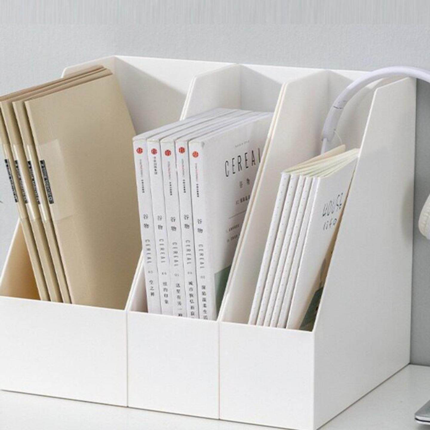 桌面文件文具整理盒纸文件柜收纳杂物整理盒置物架办公室收纳盒桌面文