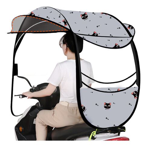 电动电瓶车遮雨棚蓬新款电瓶车遮阳伞挡雨棚电动摩托车雨棚防风雨
