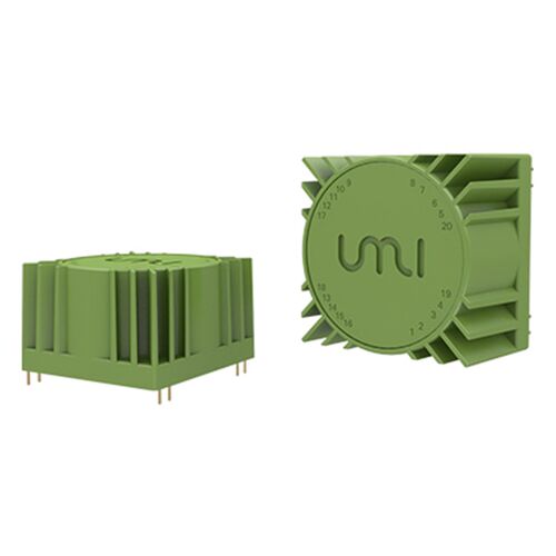 UMI插针式灌封环牛变压器,抗干扰能力突出,次级电压可定制化!