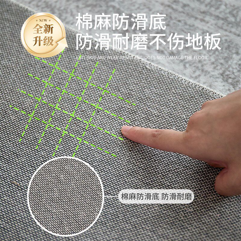 儿童房地毯客厅阅读区早教中心宝宝婴儿爬爬垫子加厚卧室床边地垫