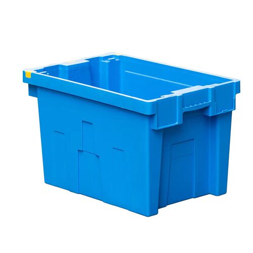 600*400*370塑料周转箱错位箱子电商物流用框子转运收纳大号筐子
