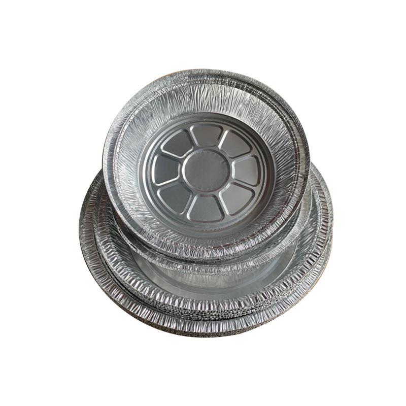 铝箔盘烧烤盘商用空气炸锅锡纸盘耐高温烧烤具带盖