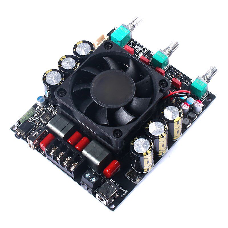 TPA3255蓝牙功放板大功率发烧高低音响数字接收器模块双声道300W