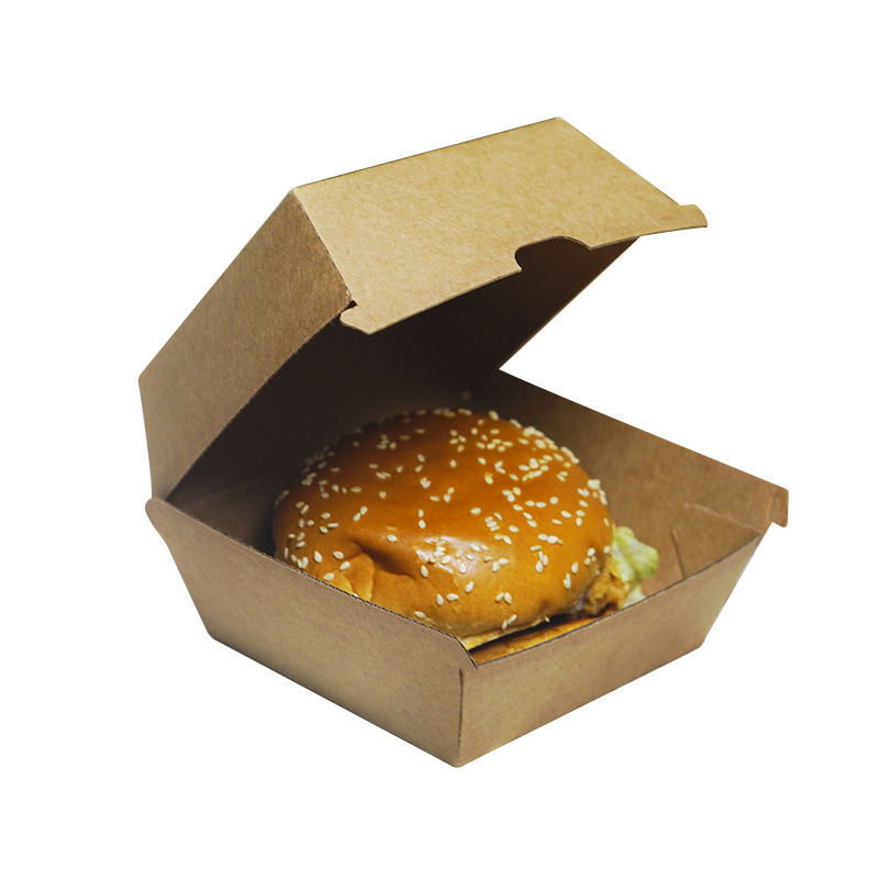 网红热销大件瓦楞汉堡热狗包装盒炸鸡外送打包食品级餐盒免折特硬