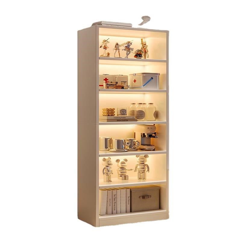 化妆品展示柜简约美容院产品陈列柜货架美甲理发店样品展柜置物架