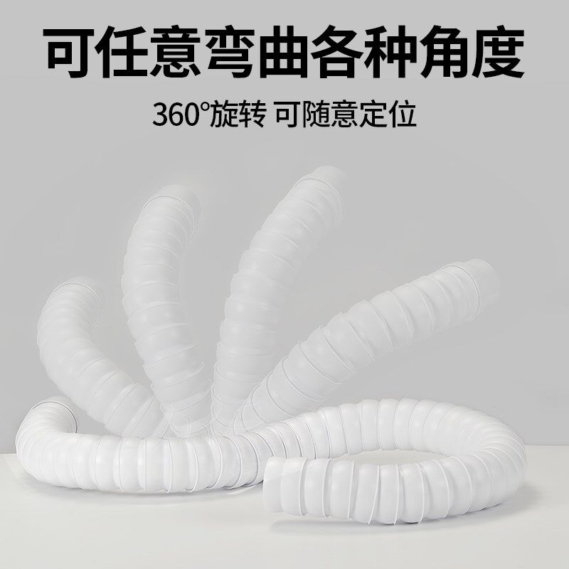 万向竹节管吸烟排烟管工业设备吸气臂定向排风管不锈钢废气集气罩