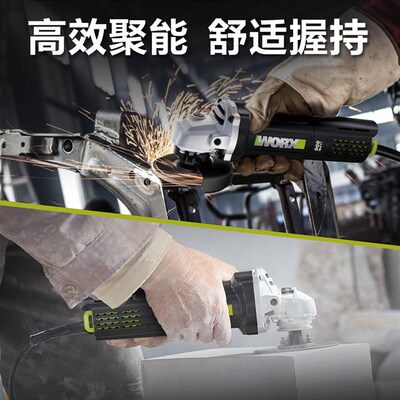 威克士角磨机WU900X多功能磨光打磨电磨切割机抛光万用电动工具