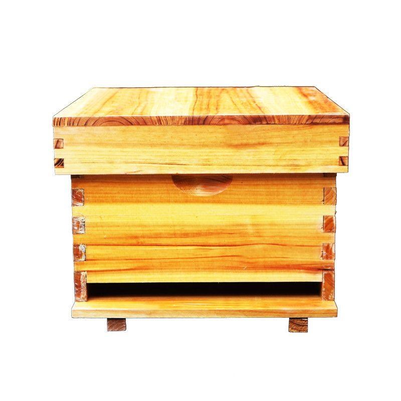 养蜜蜂中蜂标准十框蜂箱包邮全套密蜂箱养蜂工具专用杉木煮蜡平箱