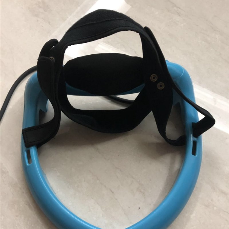 颈椎充气按摩器蝶形设计机械式按摩枕 舒缓脊椎保护器