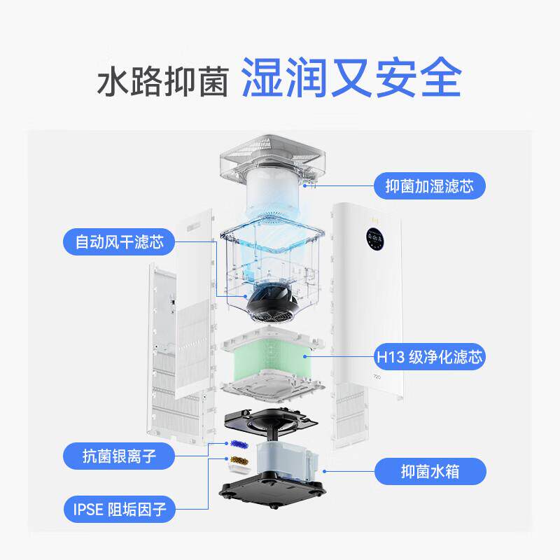 鸿蒙智选空气净化器加湿一体机智能家用静音卧室孕妇婴儿无雾母婴