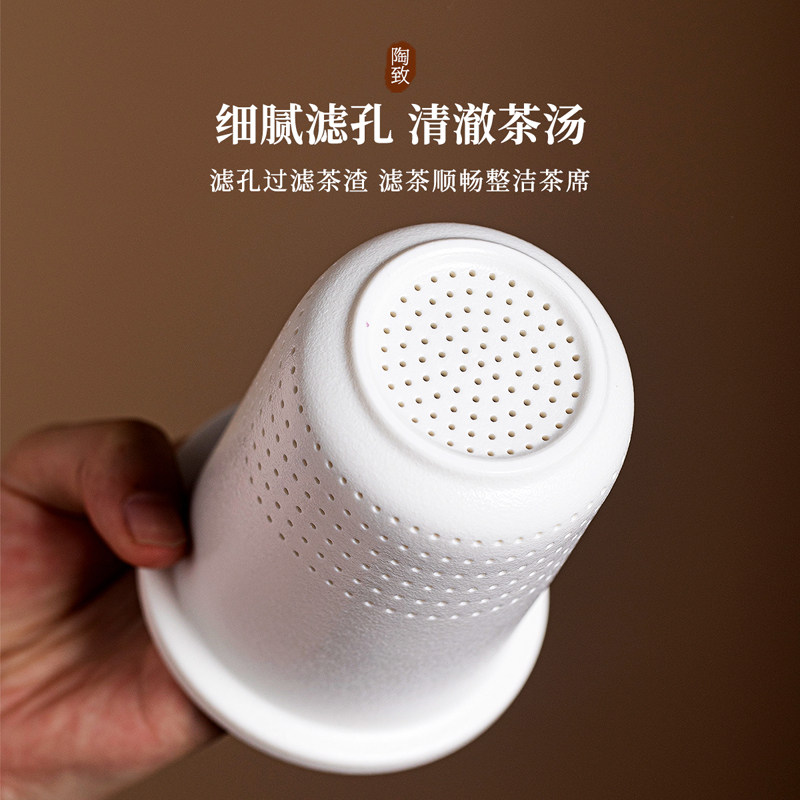 2023新款户外茶具套组可携式旅行茶杯一壶六杯露营茶壶随身快客杯