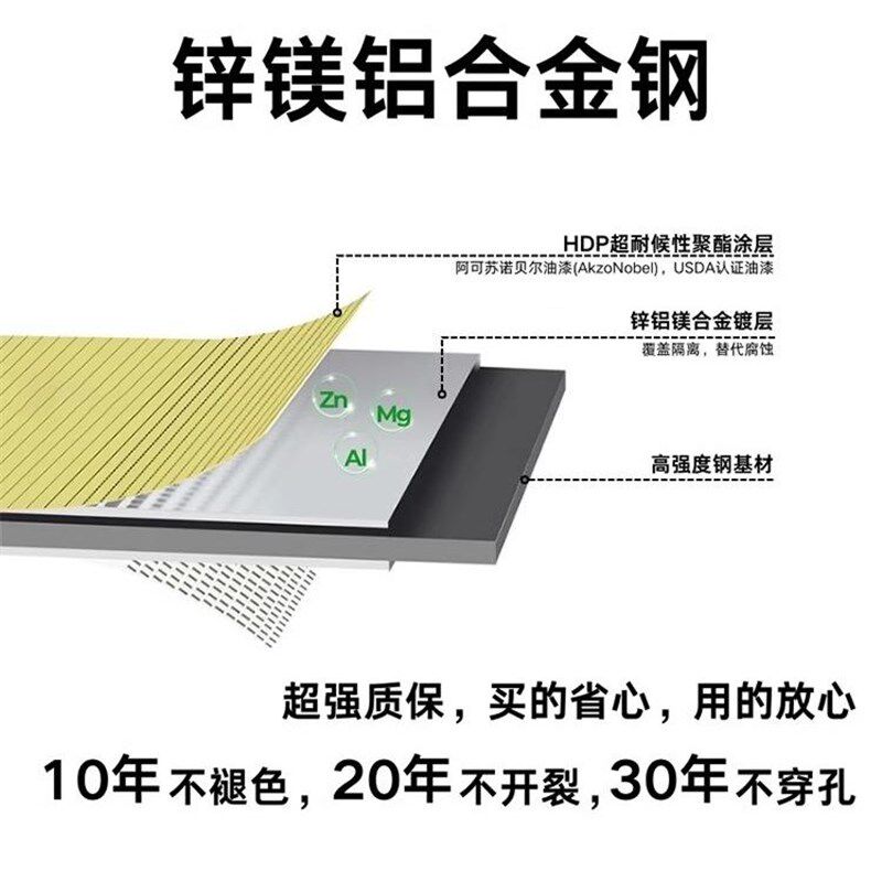 金属种植箱户外种菜专用花盆庭院阳台可移动铝合金花箱大号花菜箱