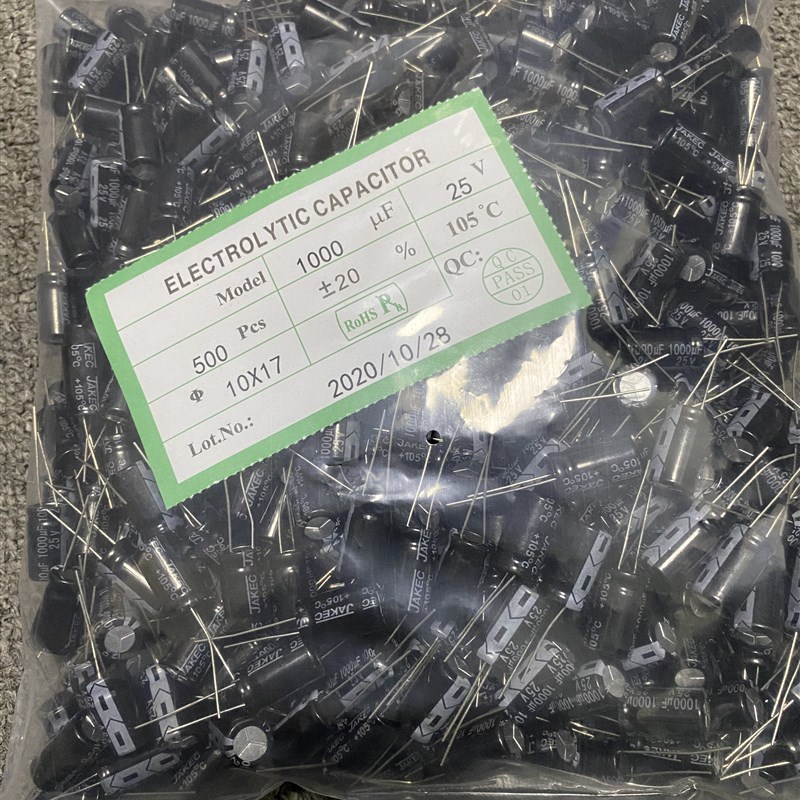 25V1000UF 1000UF25V电解电容 体积10X17 1包500个55元