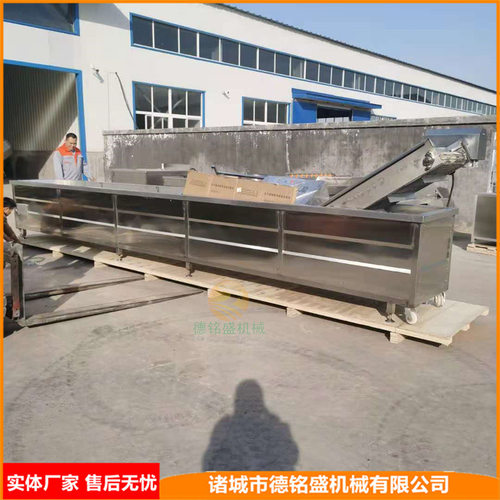 连续式烫羊蹄子毛设备 电加热猪蹄浸烫池 全自动蒸汽猪头蹄烫毛池